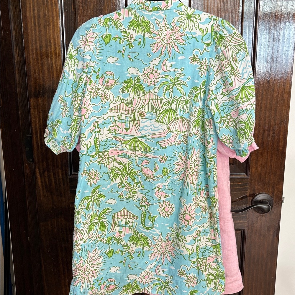 Lilly Pulitzer Mialeigh Linen Dress 00 - Picture 5 of 7